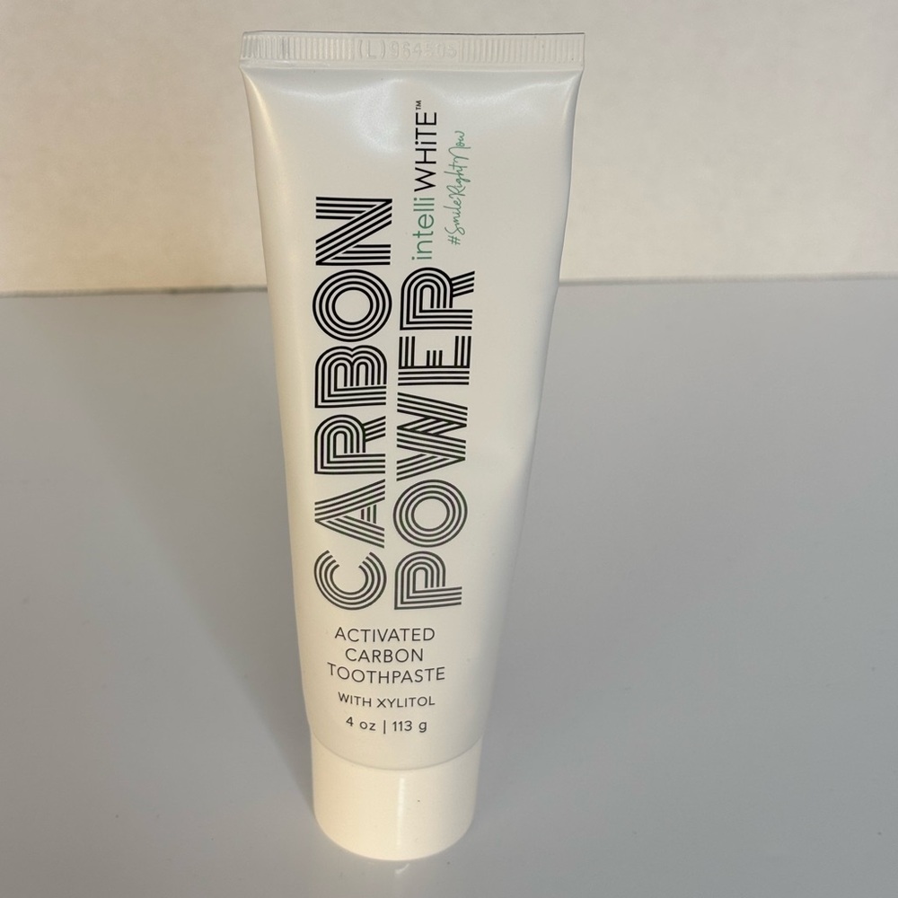 intelliWHITE- Carbon Power Activated Carbon Toothpaste - White Tube 4oz/113g - Picture 4 of 4